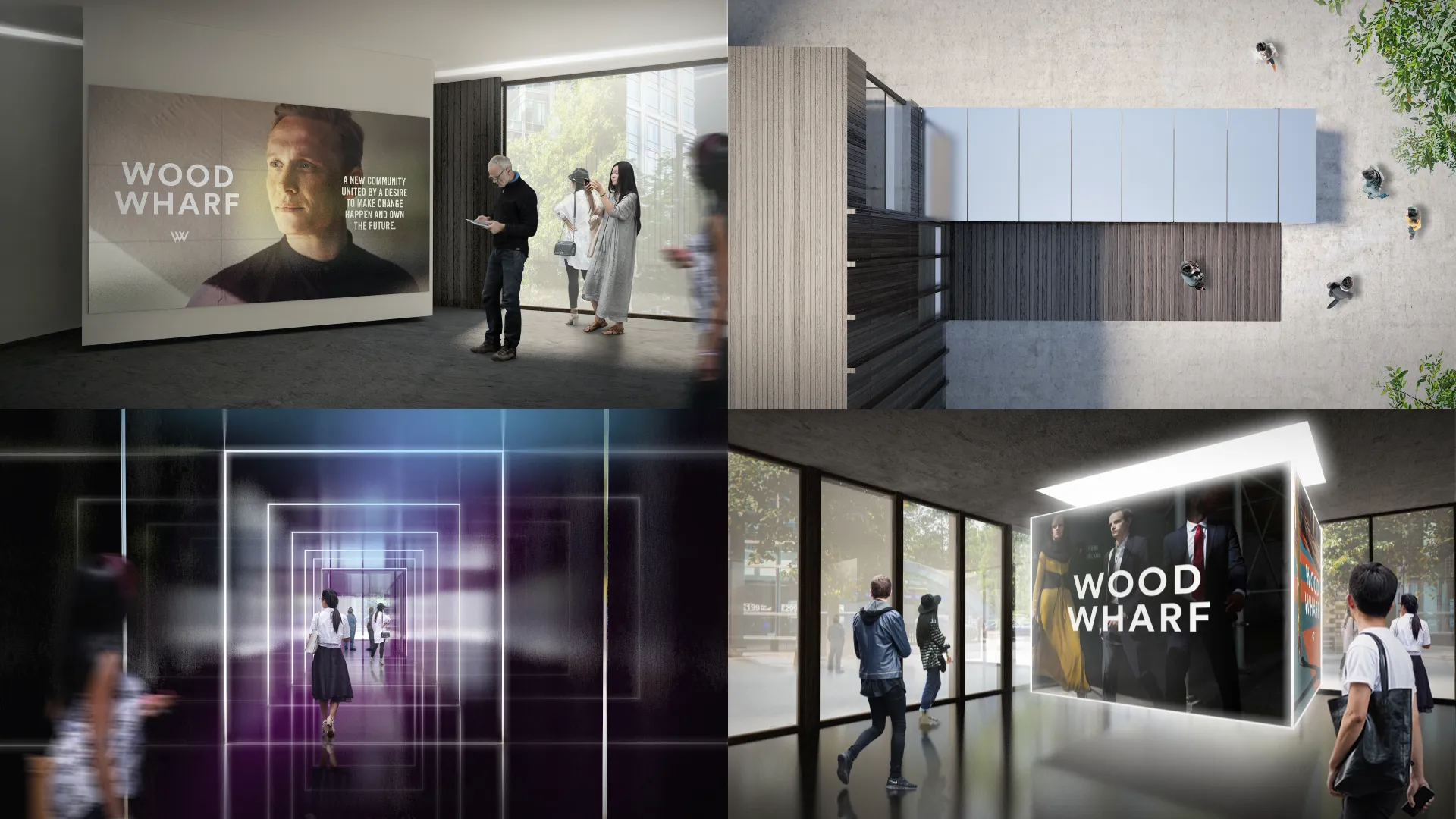 Concept visuals of the immersive suite and pavilion