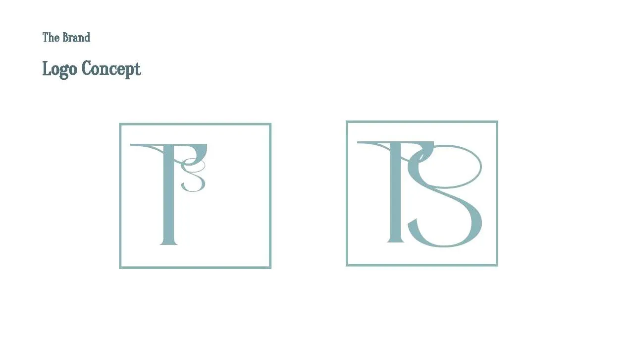 Monogram logo concepts