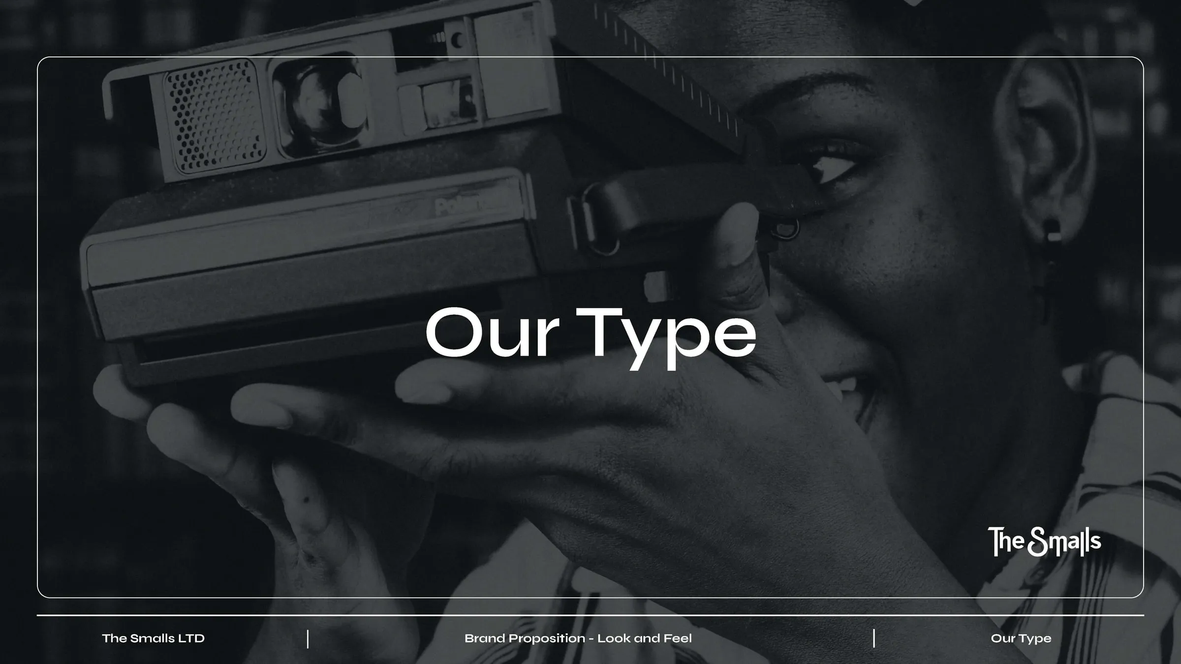 'Our Type' section opener