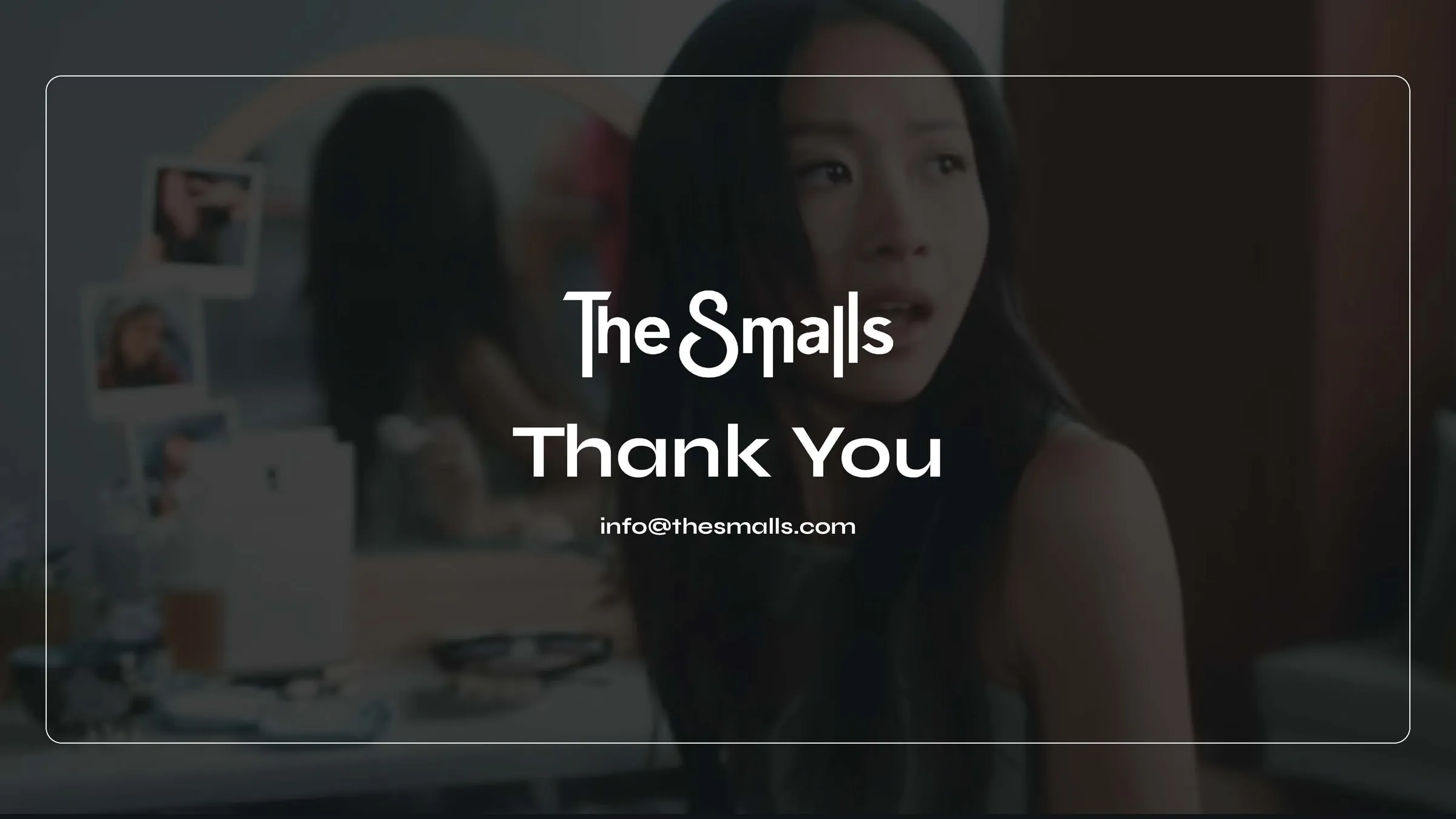 Closing 'Thank you' page